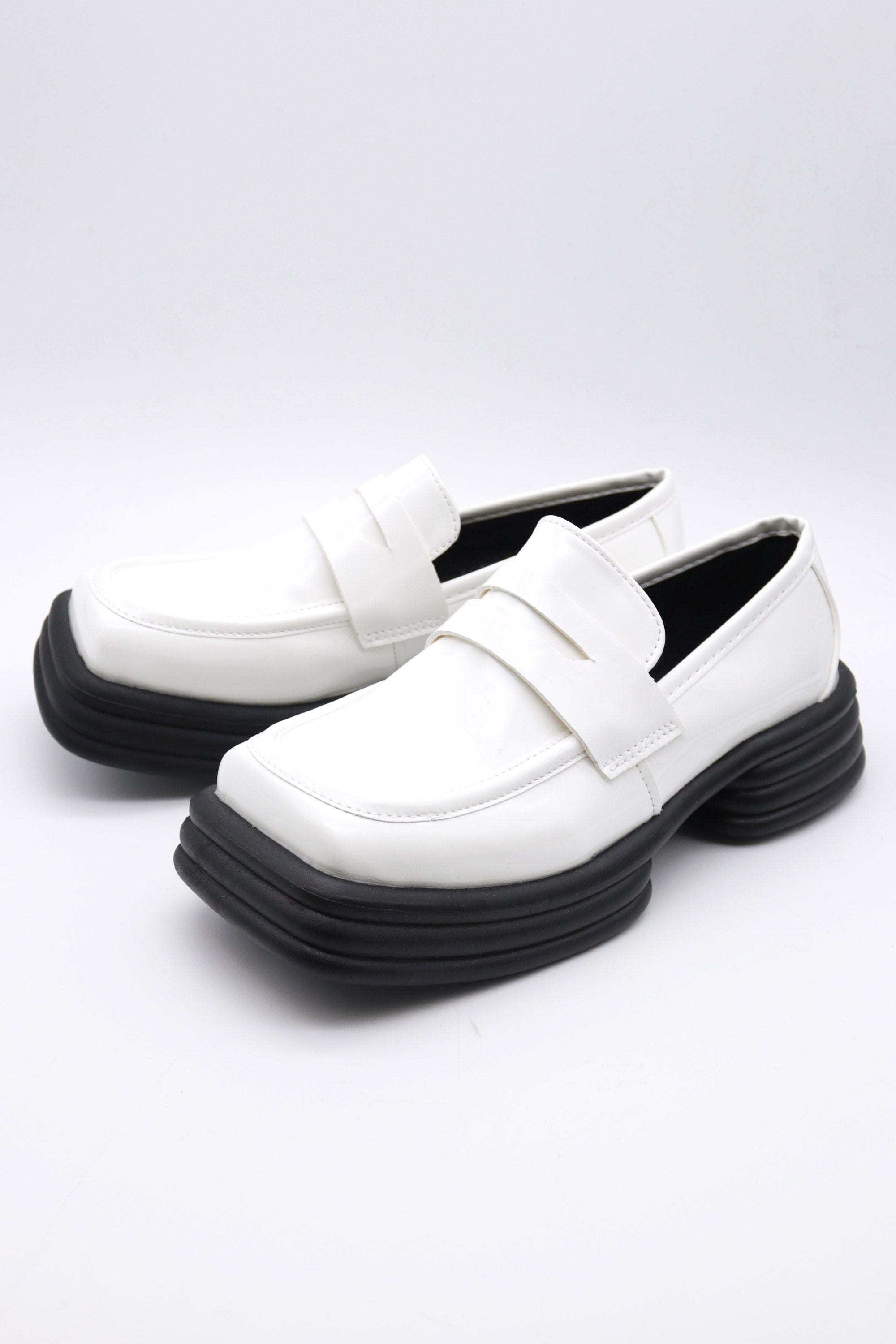 Orders square toe loafers womens