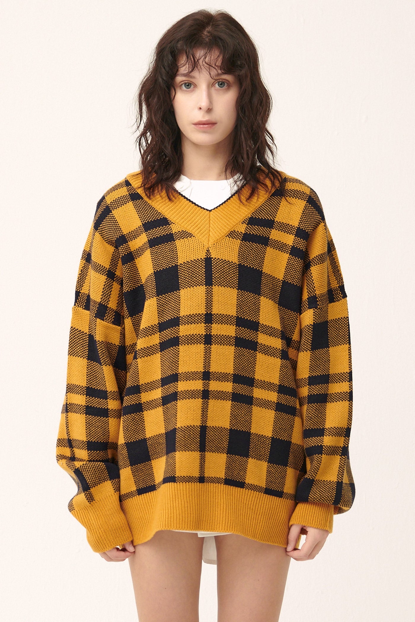 storets.com [NEW]Alexis Oversized Sweater in Plaid