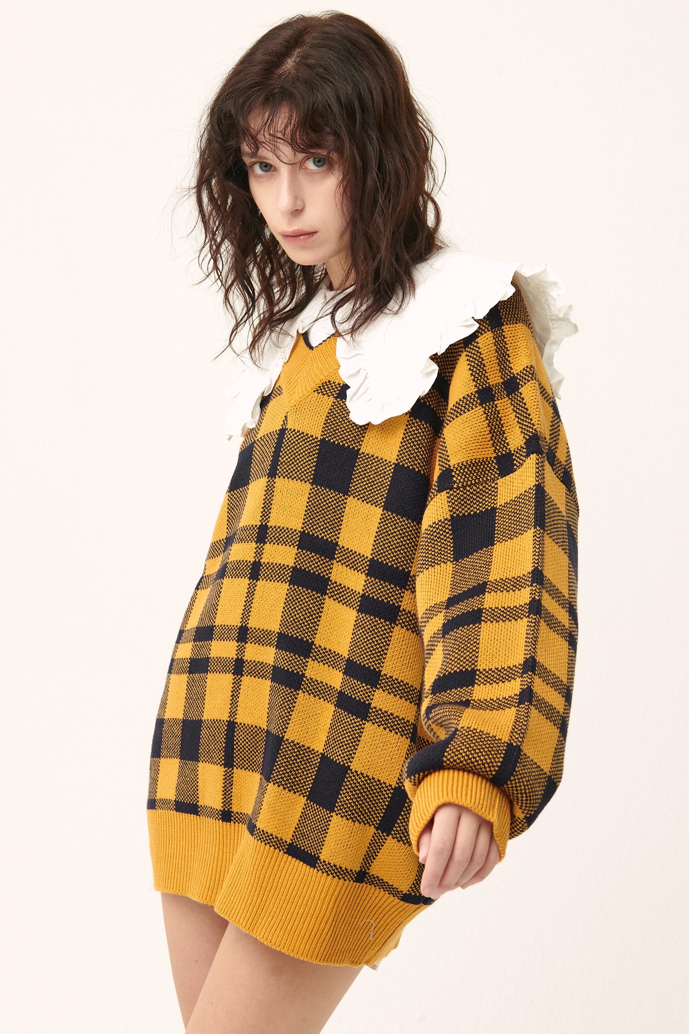 storets.com [NEW]Alexis Oversized Sweater in Plaid