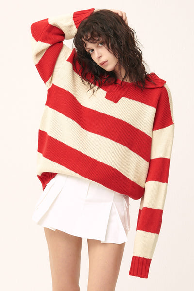 storets.com [NEW] Blake Oversized Varsity Sweater