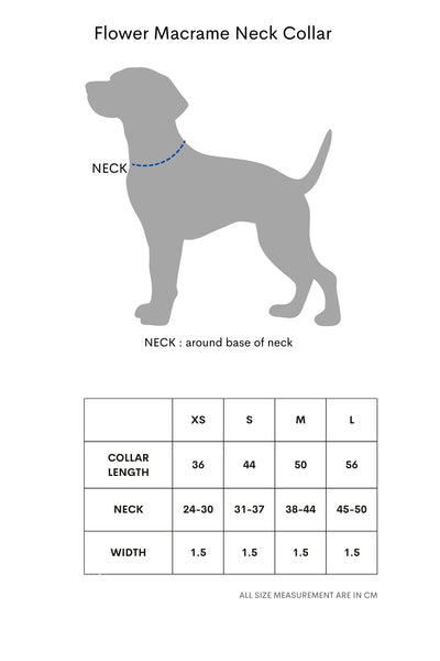 [COSONNE] Flower Macrame Neck Collar