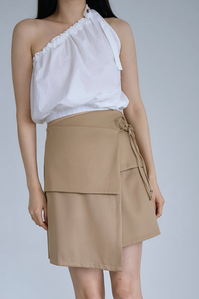 storets.com Bani Wrap Front Skirt