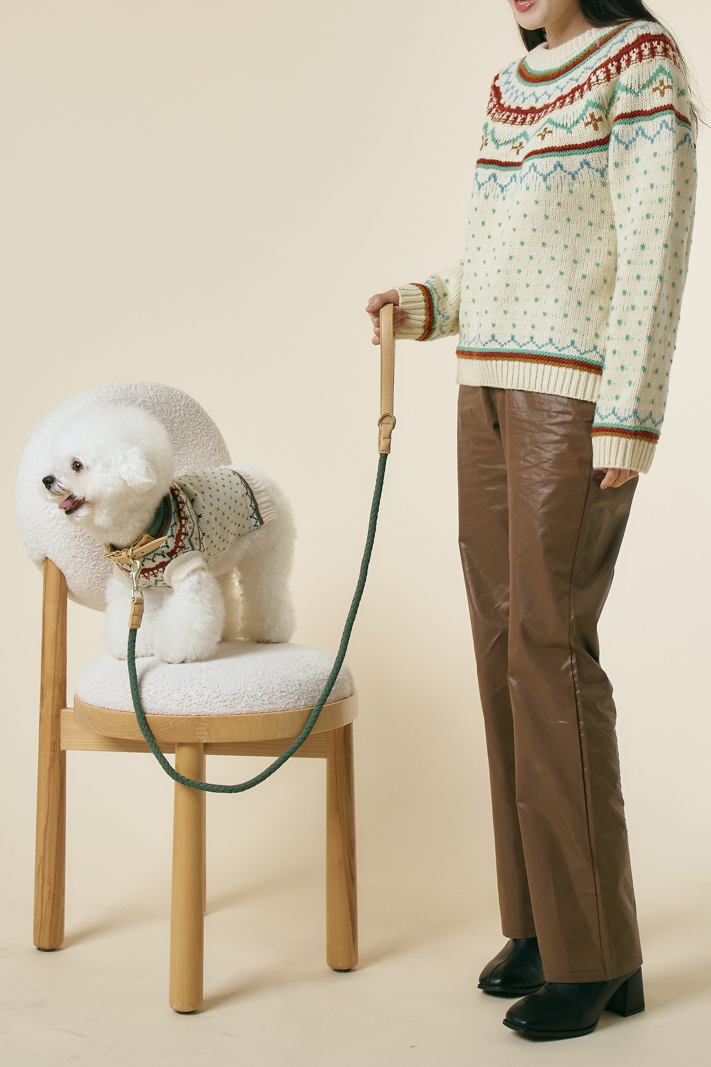 [COSONNE] Braided Pet Leash(for pet)