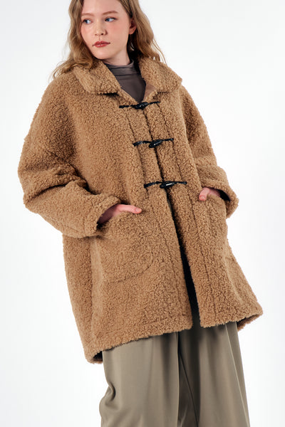 Carla Boucle Teddy Coat