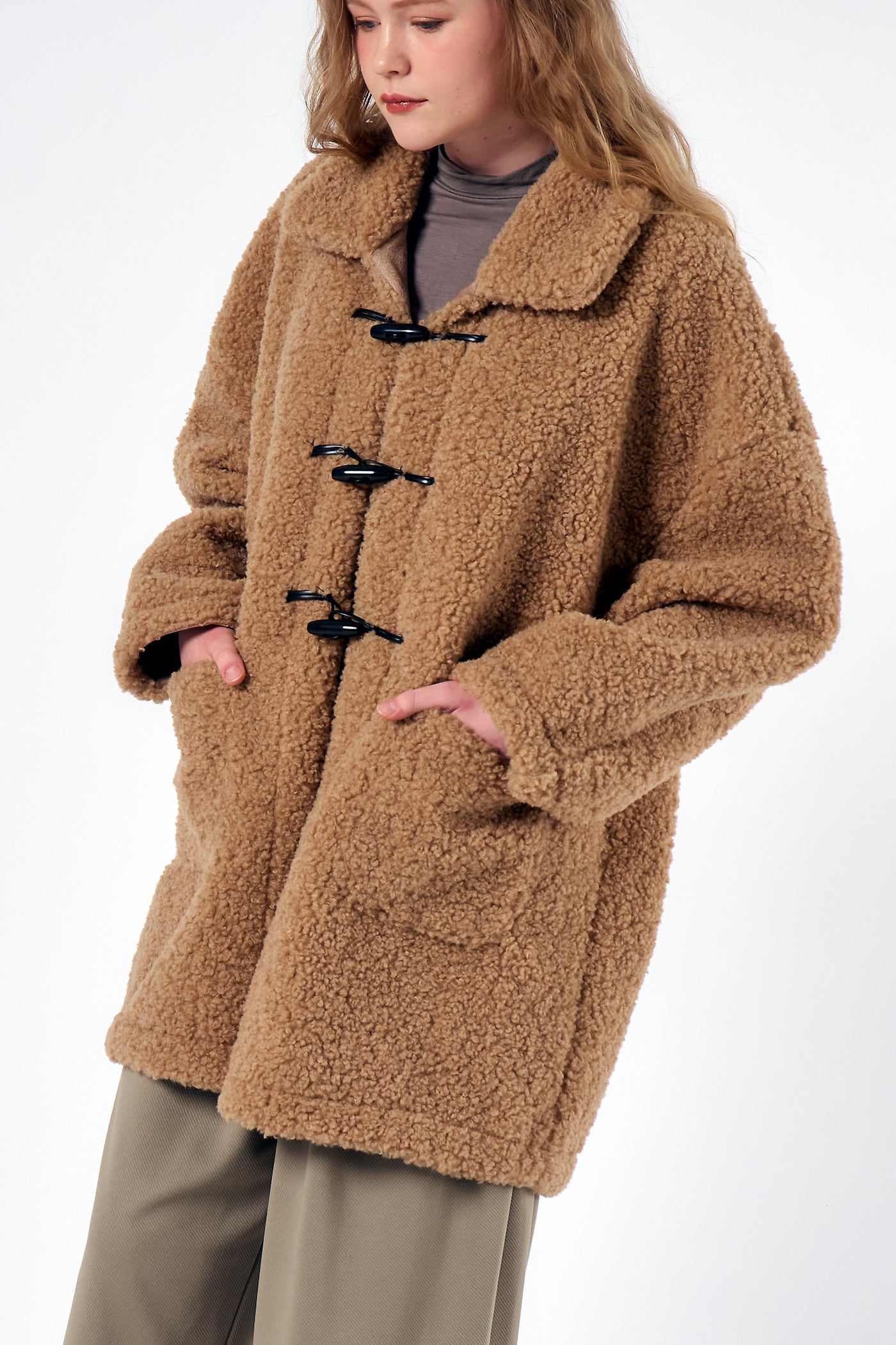 Carla Boucle Teddy Coat