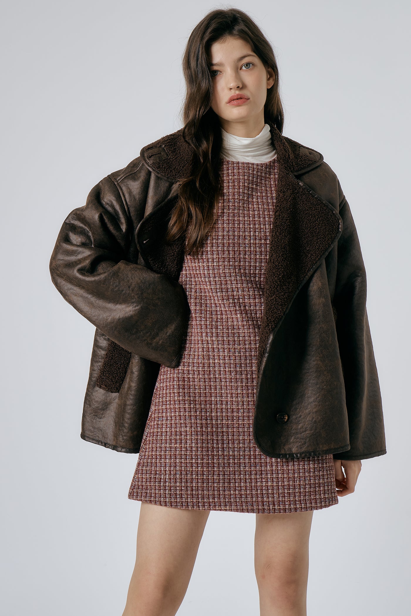 Celina Granny Shearling Coat