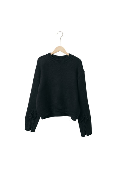 Emily Sweater w/Lace Up Sleeves