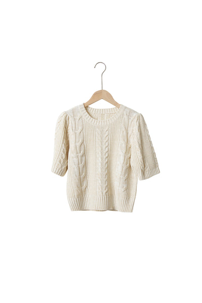 Evonne Cable-knit Sweater