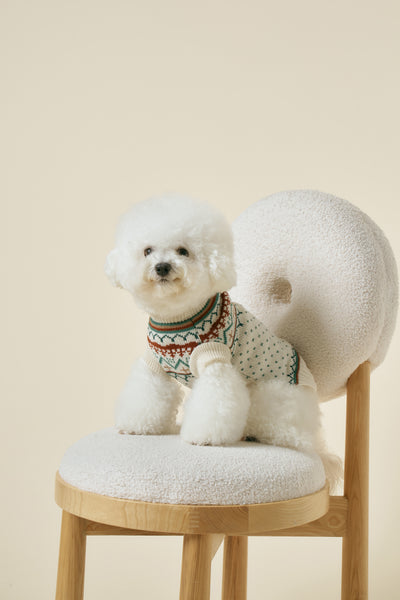 [STORETS X COSONNE] Fair Isle Retro Pet Sweater