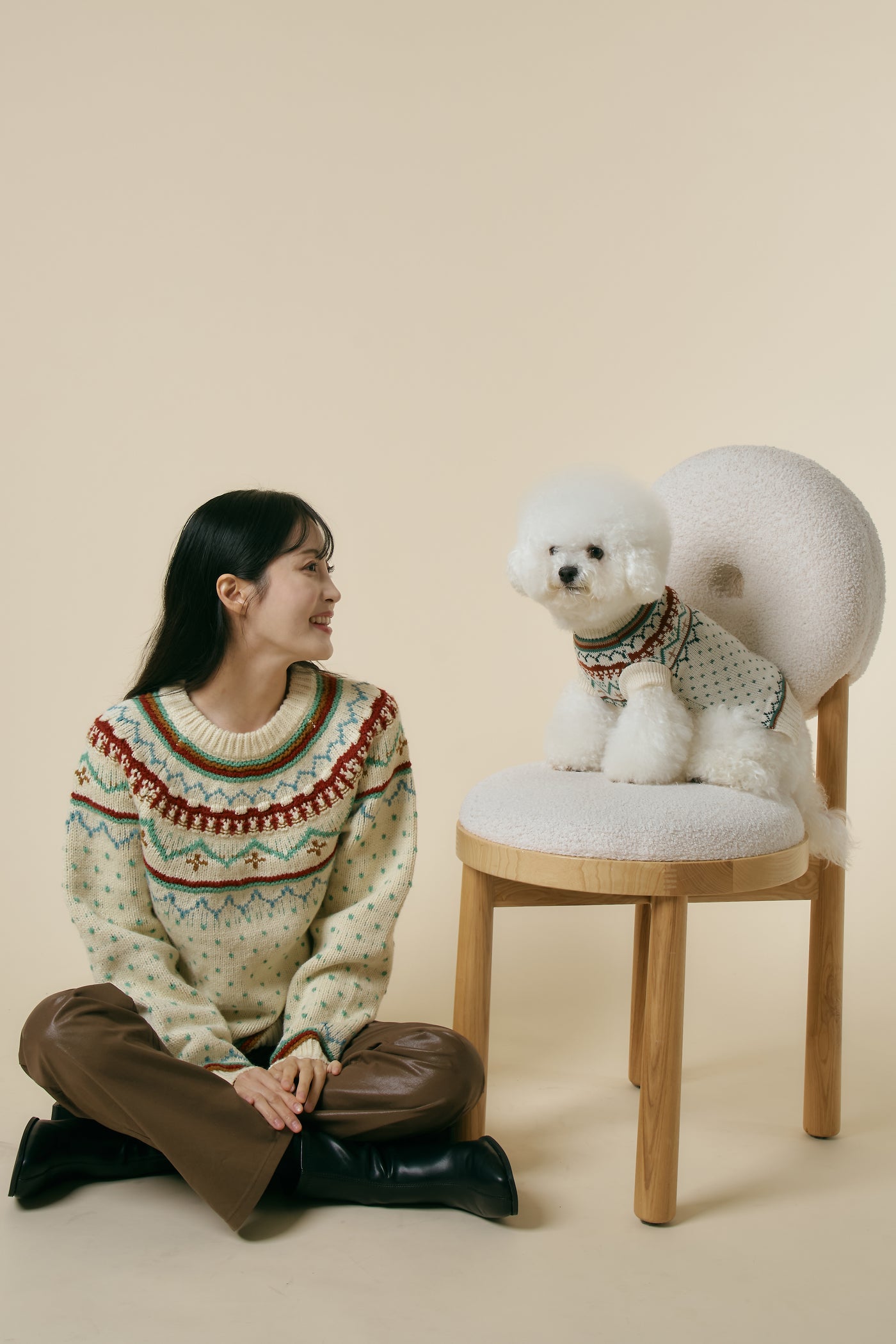 [STORETS X COSONNE] Fair Isle Retro Sweater