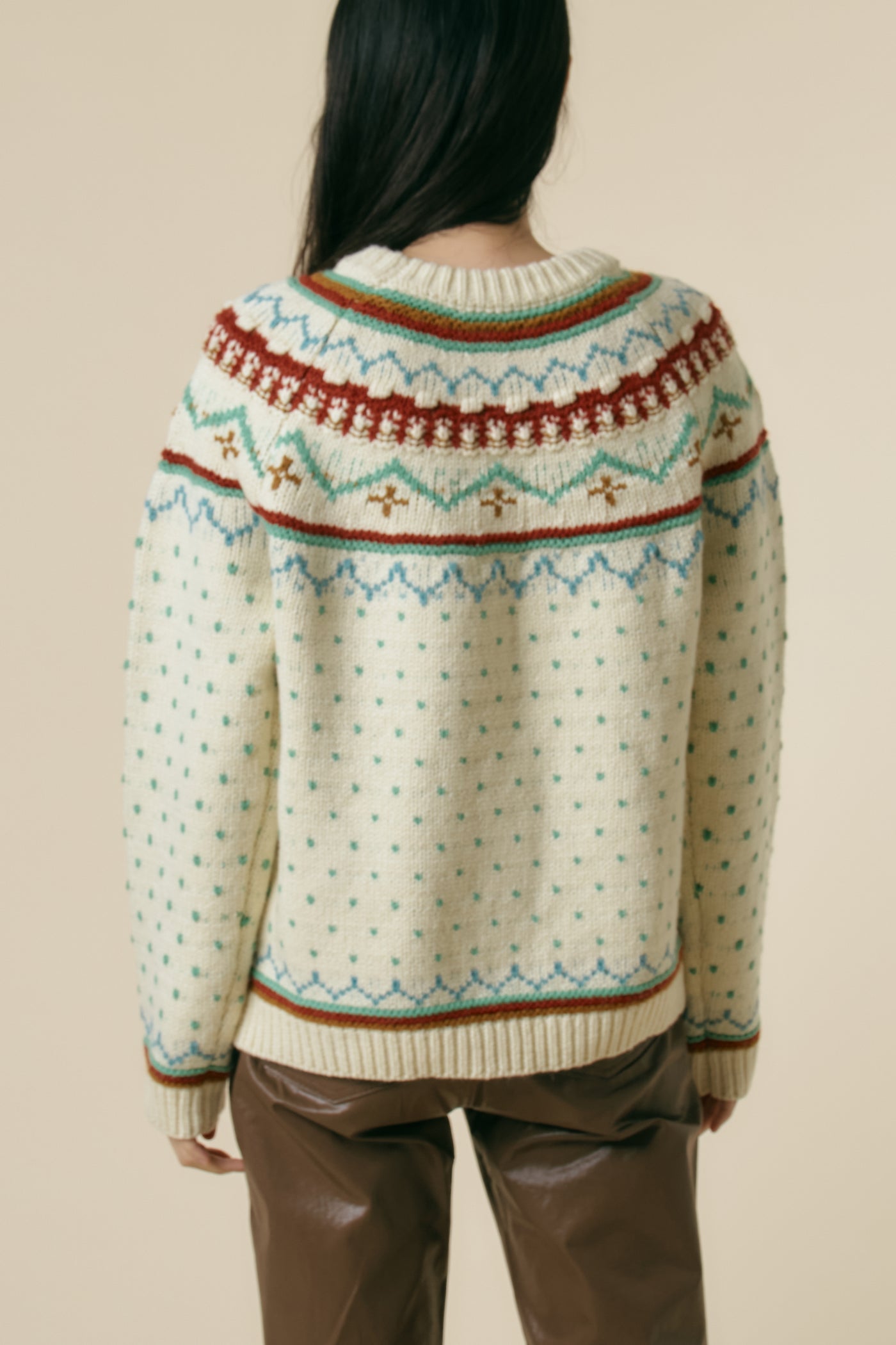 [STORETS X COSONNE] Fair Isle Retro Sweater