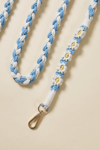 [COSONNE] Flower Macrame Hands Free Pet Leash