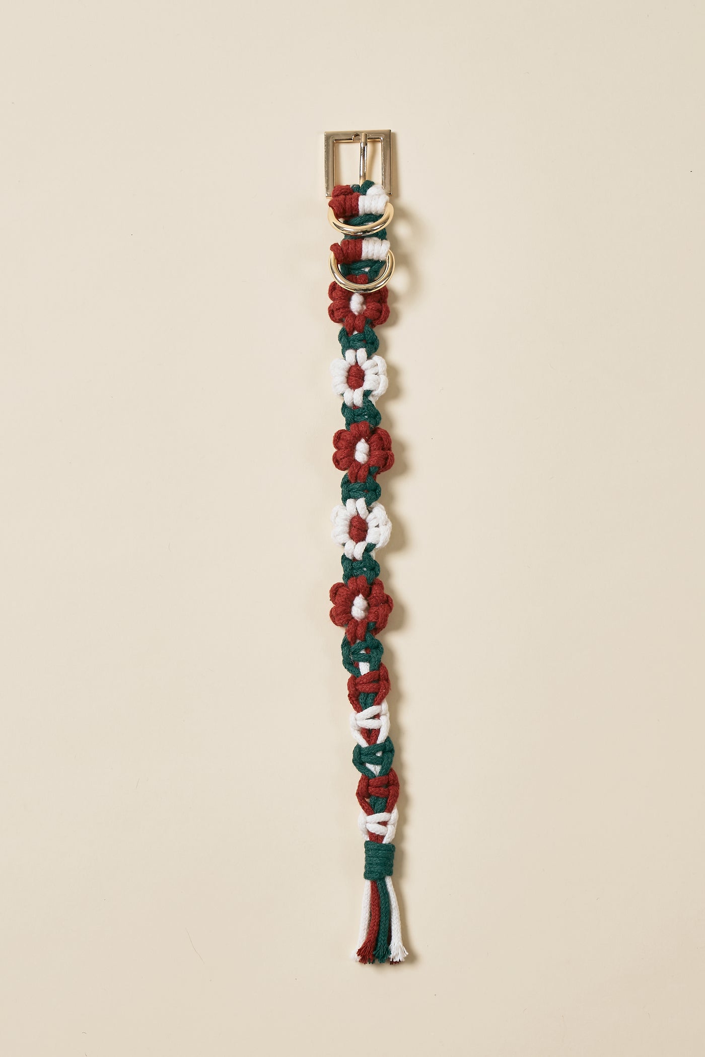 [COSONNE] Flower Macrame Neck Collar