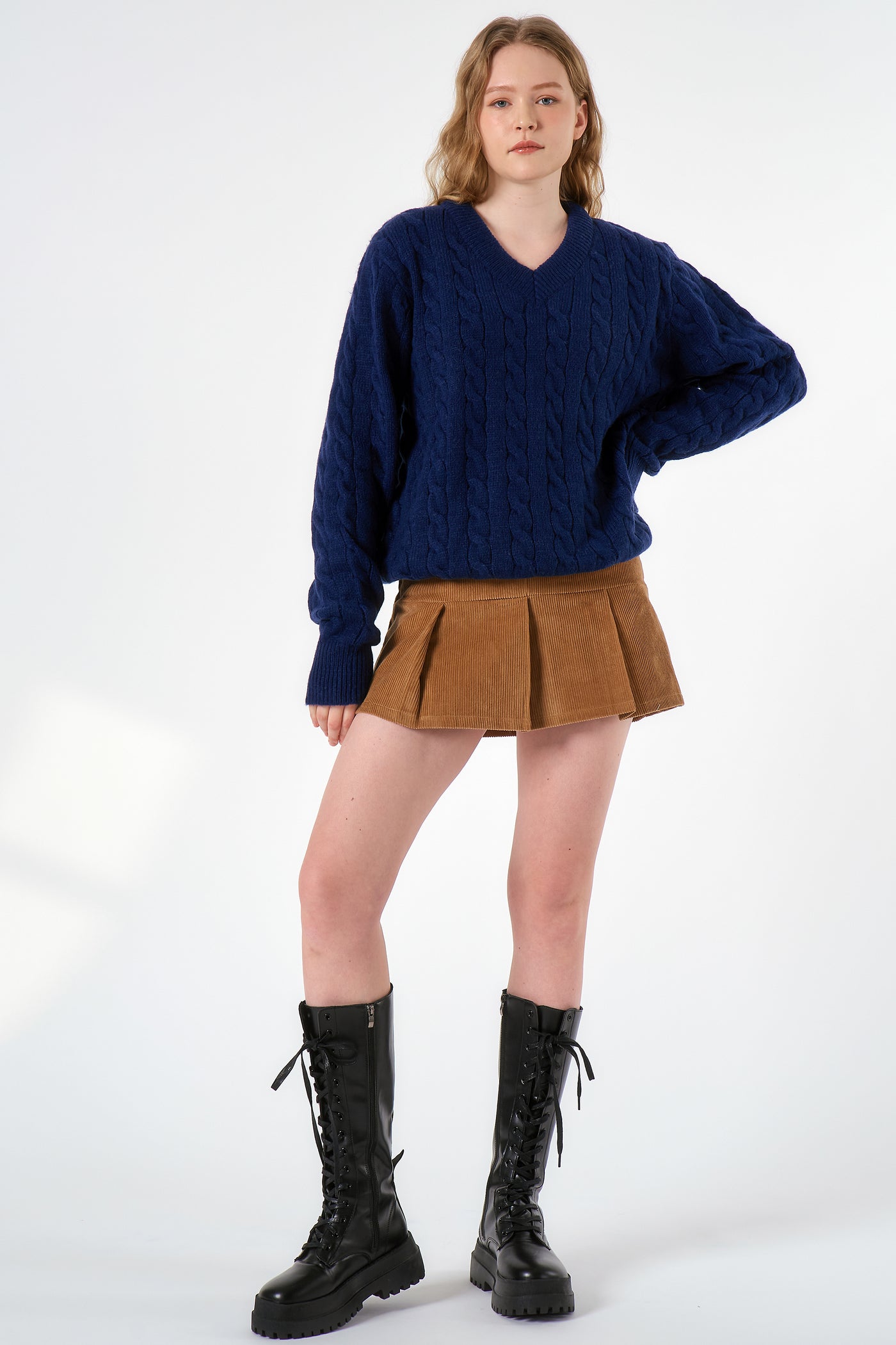 Gemma Cable Knitted Top (SUSTAINABLE)