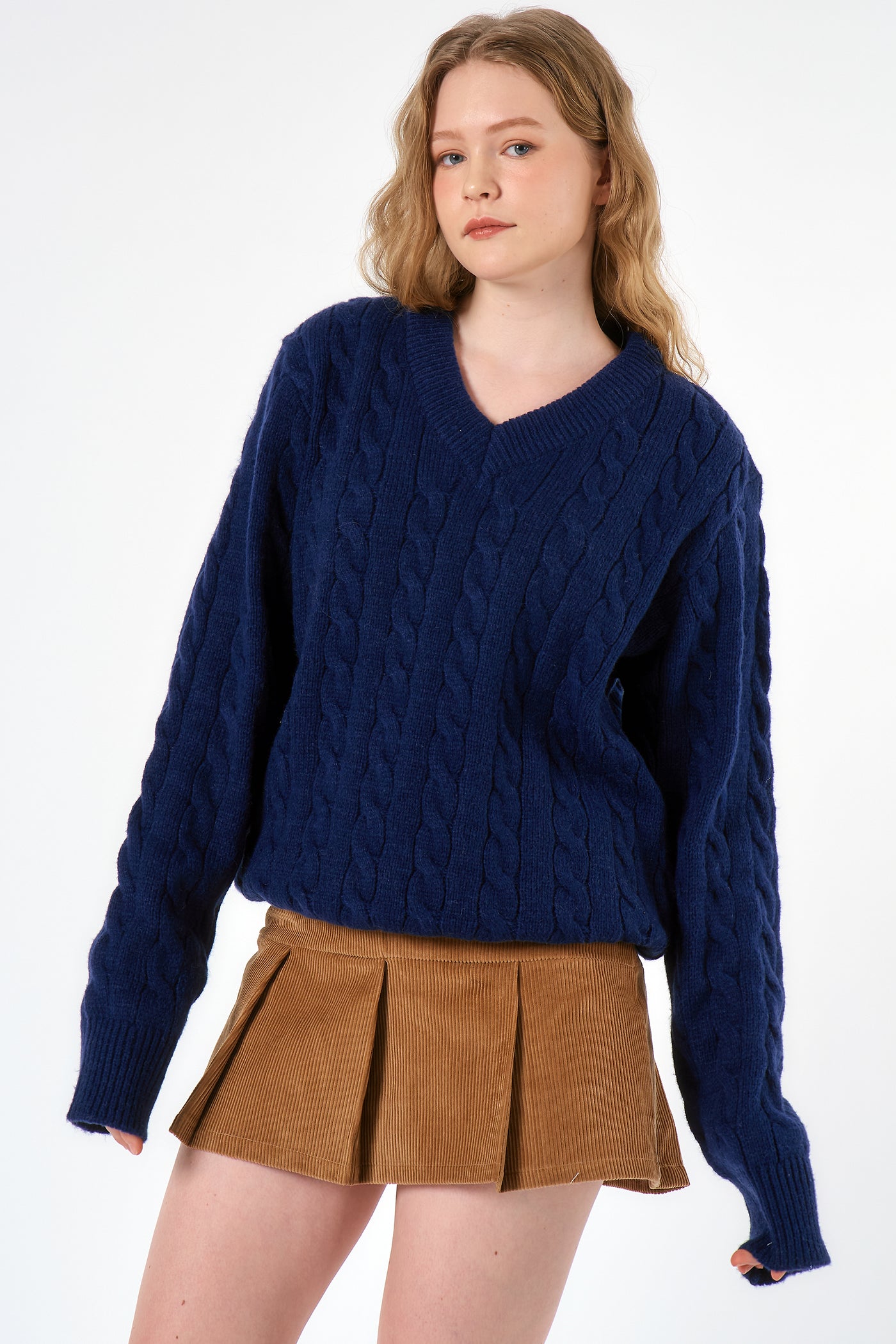 Gemma Cable Knitted Top (SUSTAINABLE)