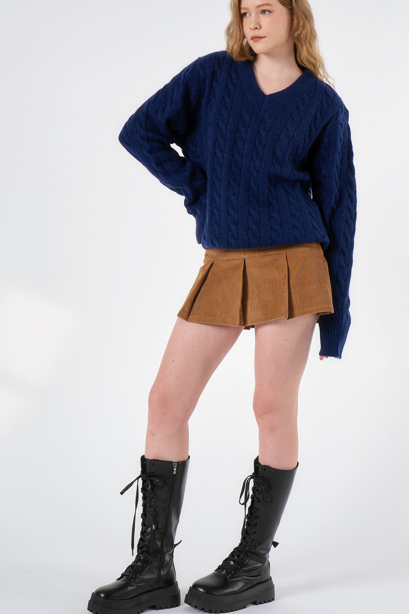 Gemma Cable Knitted Top (SUSTAINABLE)