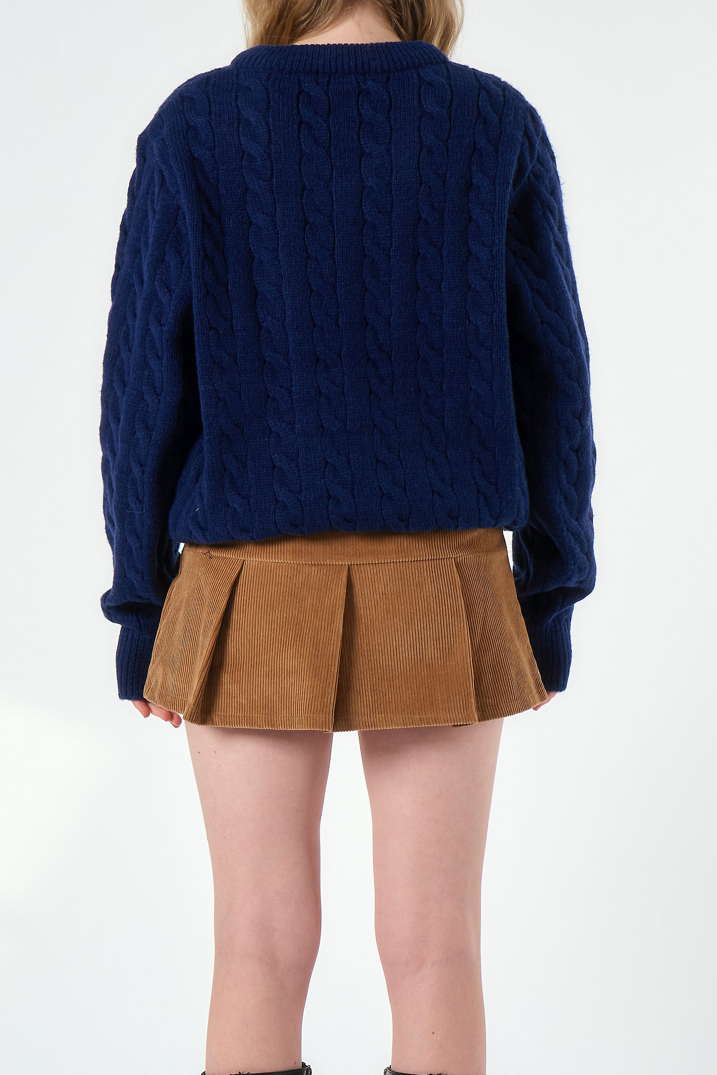 Gemma Cable Knitted Top (SUSTAINABLE)