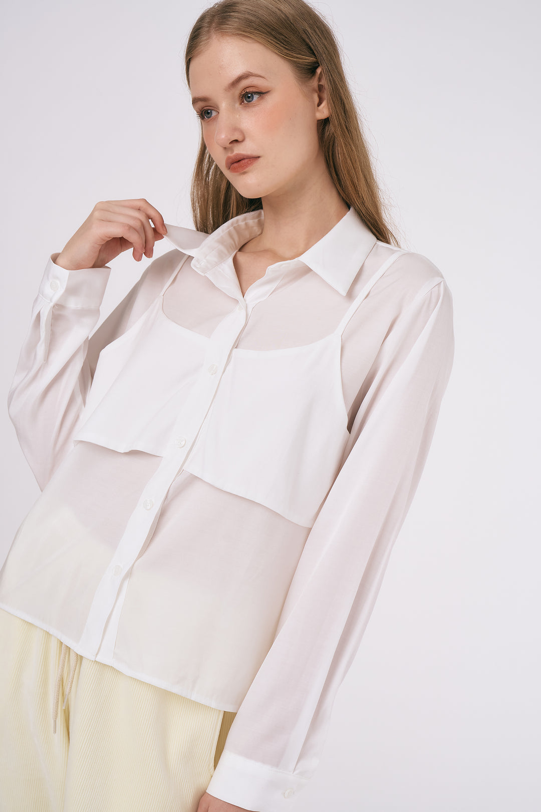 Storets Sophia relaxed cotton top shirt