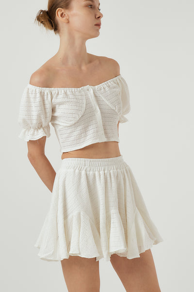 storets.com Ivy Pointelle Skirt