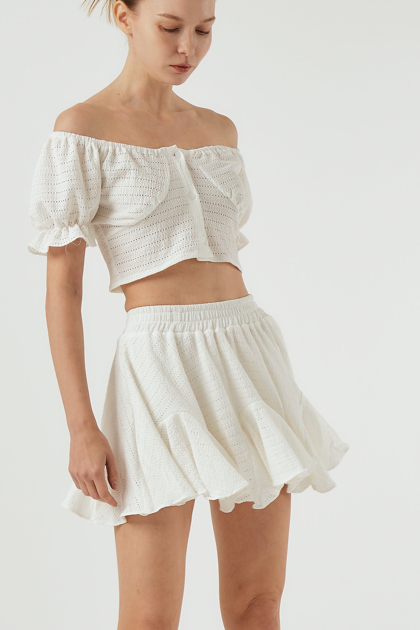 storets.com Ivy Pointelle Skirt