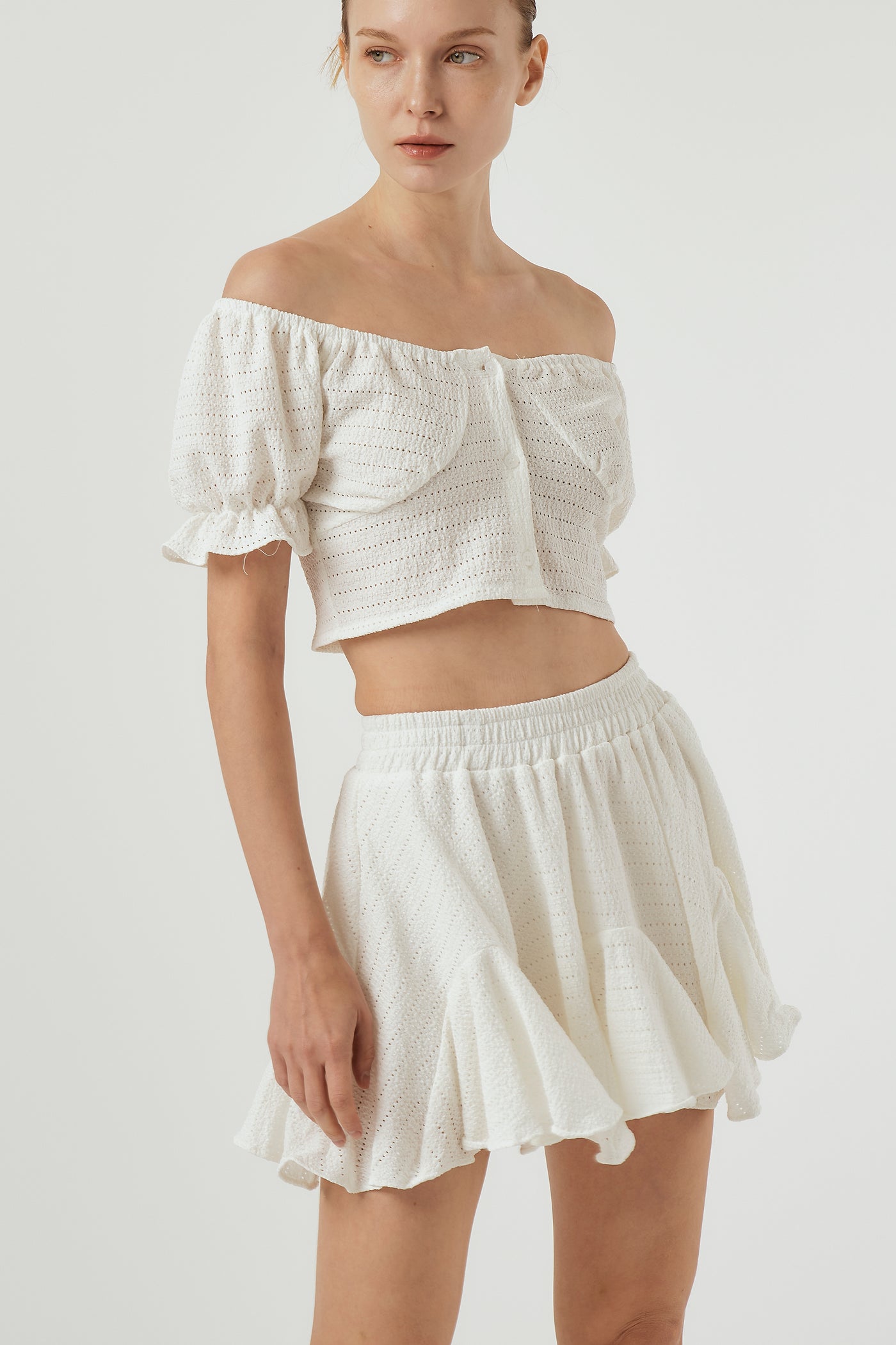 storets.com Ivy Pointelle Skirt