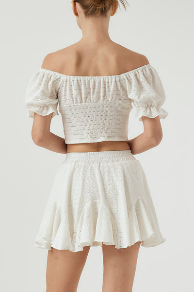 storets.com Ivy Pointelle Skirt