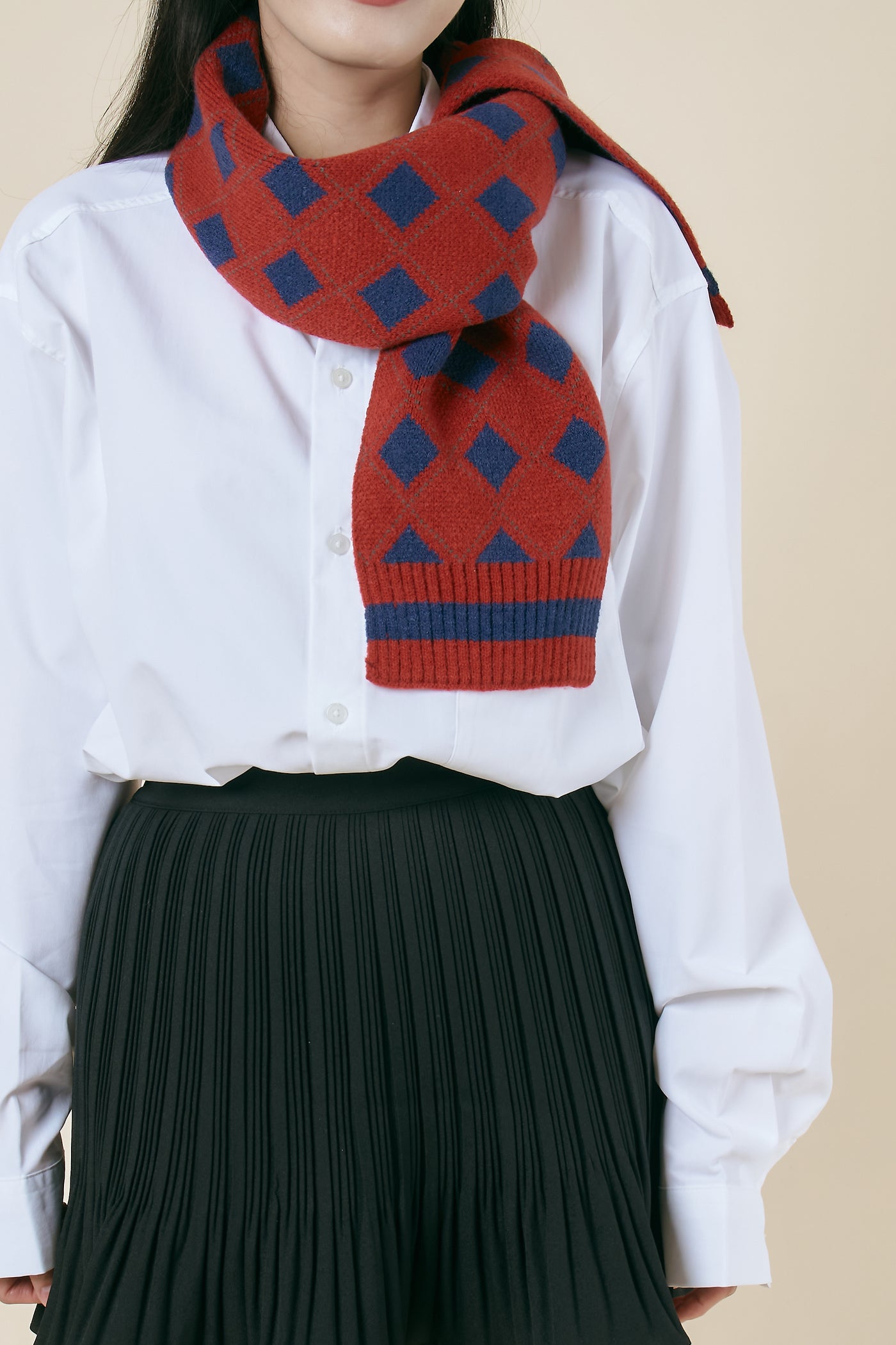 [STORETS X COSONNE] Knitted Neck Scarf