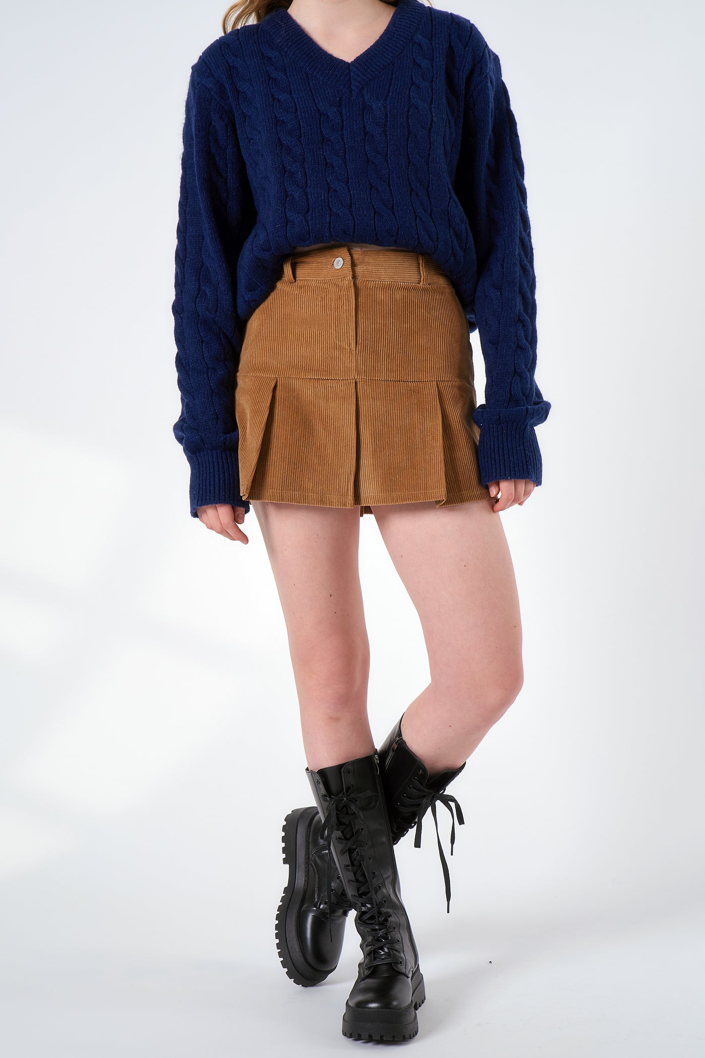 Gemma Cable Knitted Top (SUSTAINABLE)