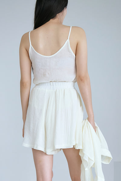 storets.com Lani Crinkle Flare Shorts