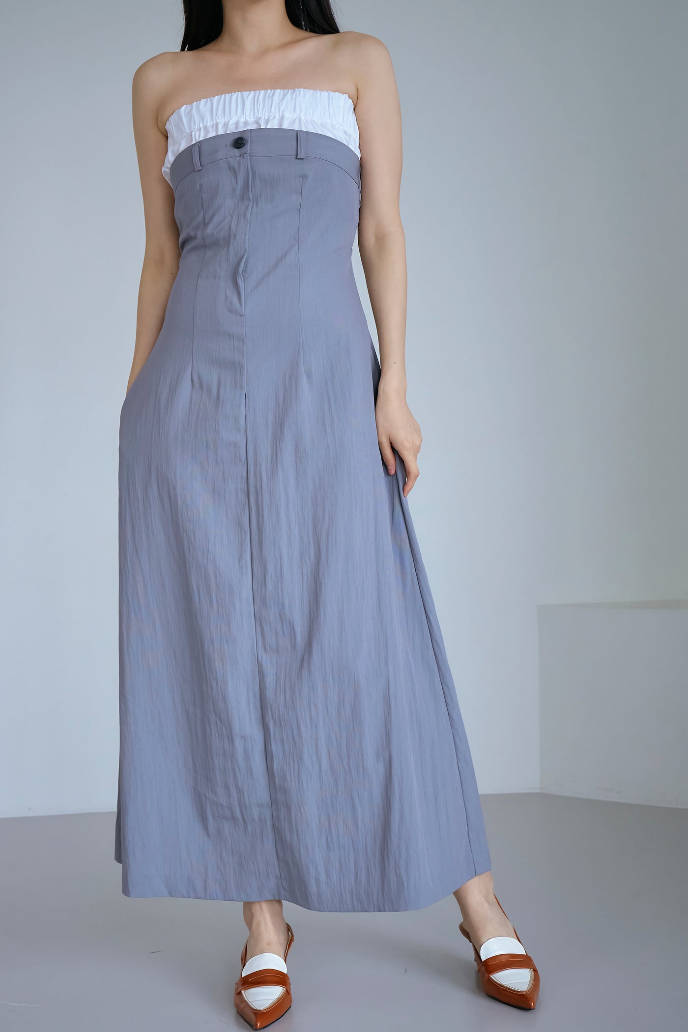 storets.com Lena Layered Effect Maxi Dress