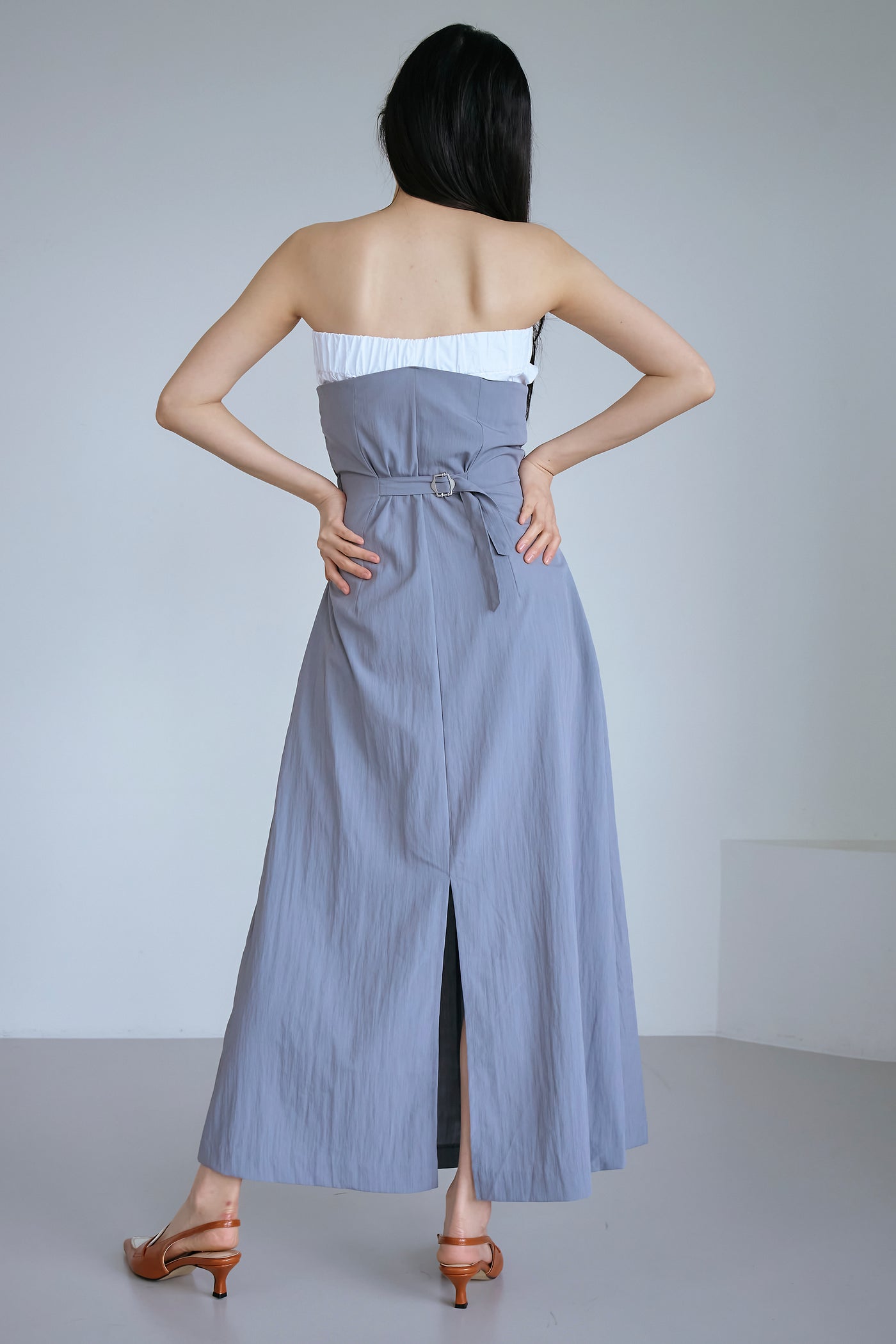 storets.com Lena Layered Effect Maxi Dress