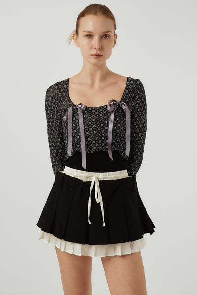 storets.com Lola Pleated Mini Skirt