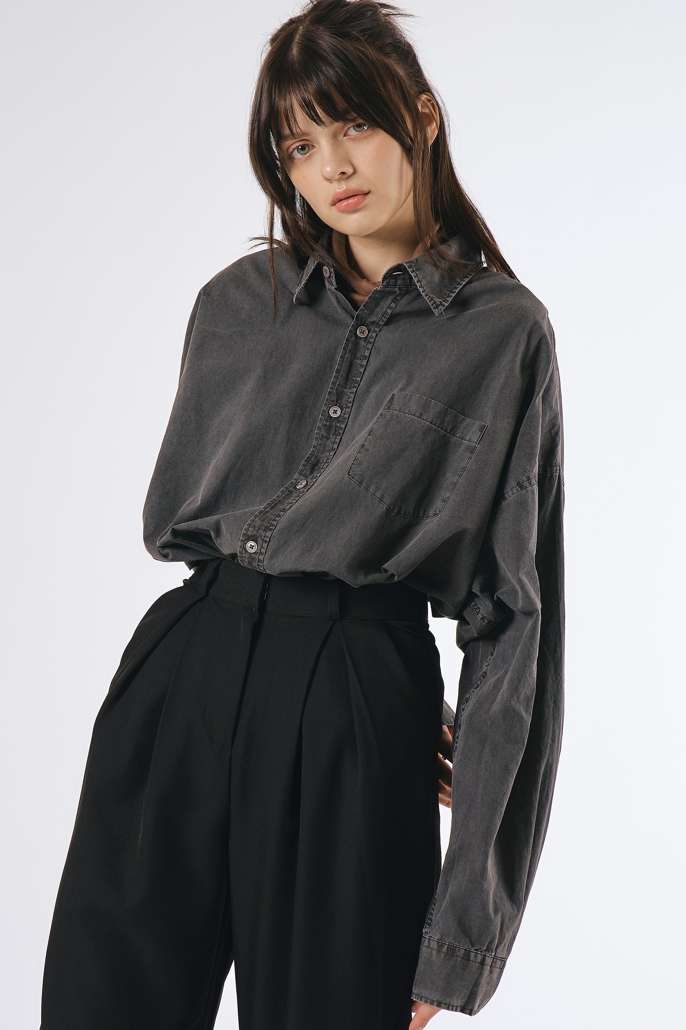 Lydia Oversized Washed Shirt