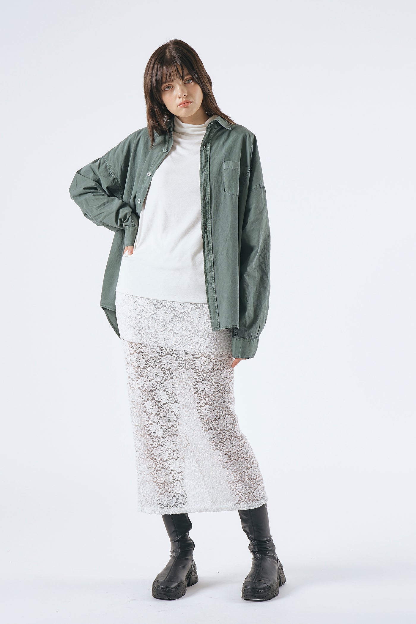 Lydia Oversized Washed Shirt