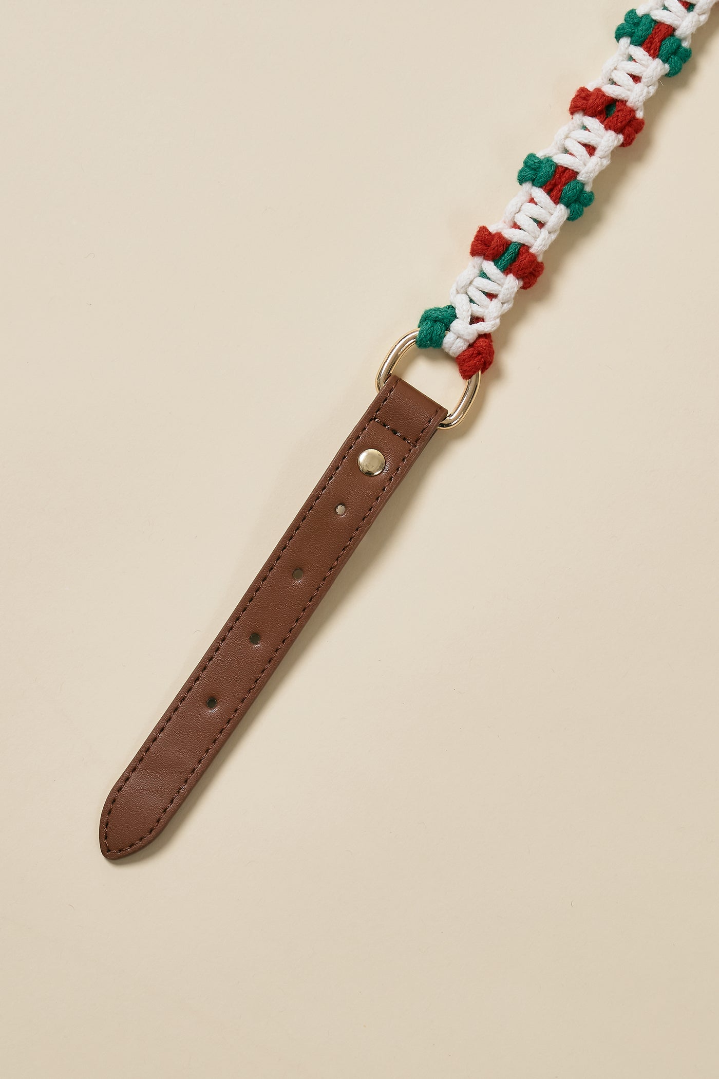 [COSONNE] Candycane Macrame Neck Collar(for pet)