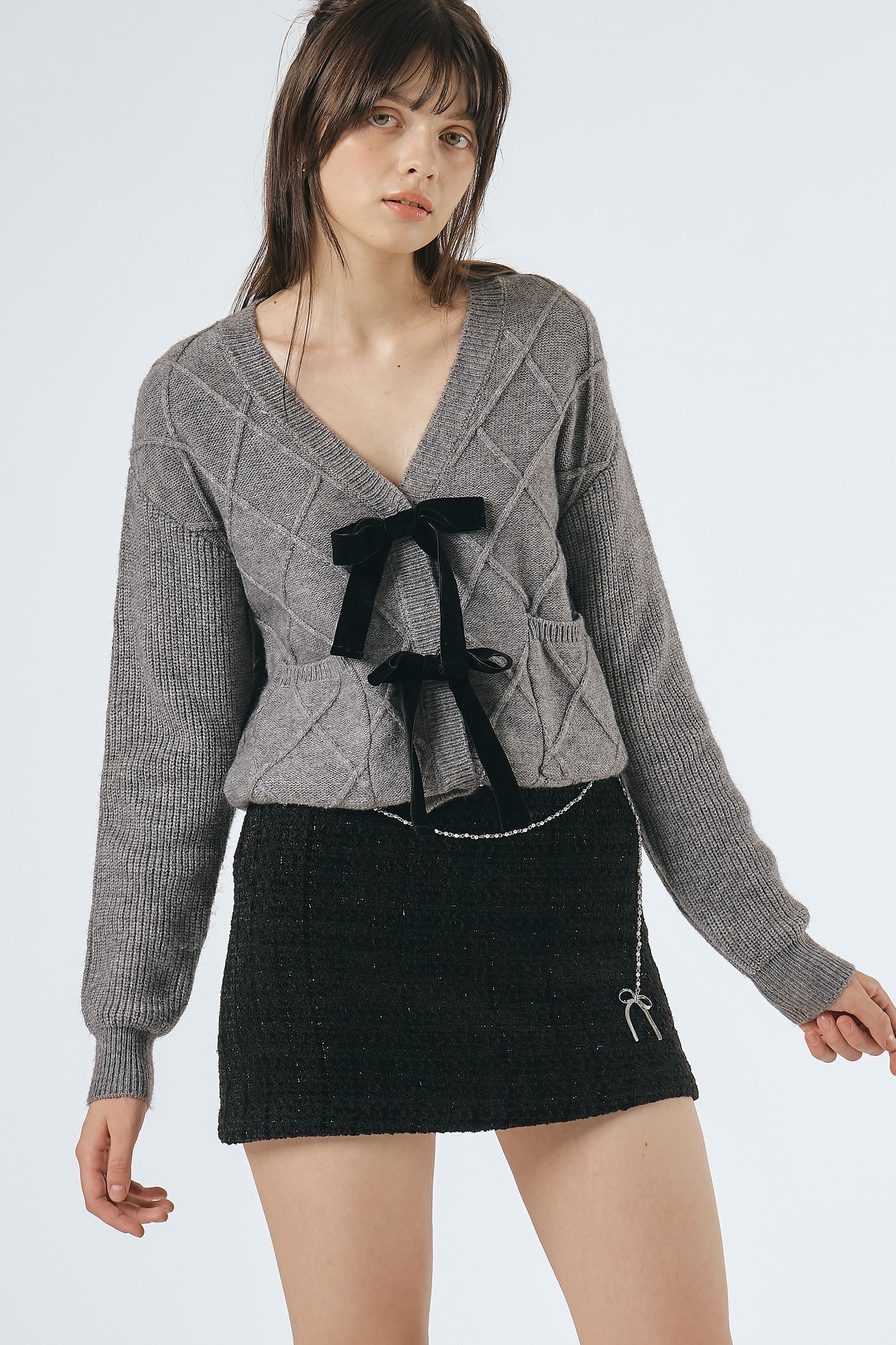 Marley Sweater Jacket w/Bows