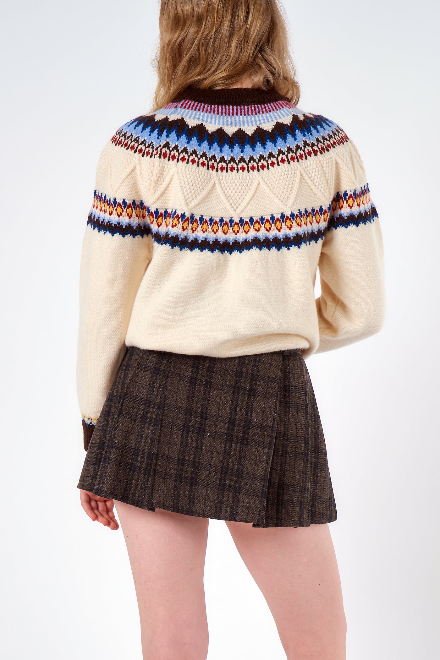 Mindy Intarsia Nordic Sweater