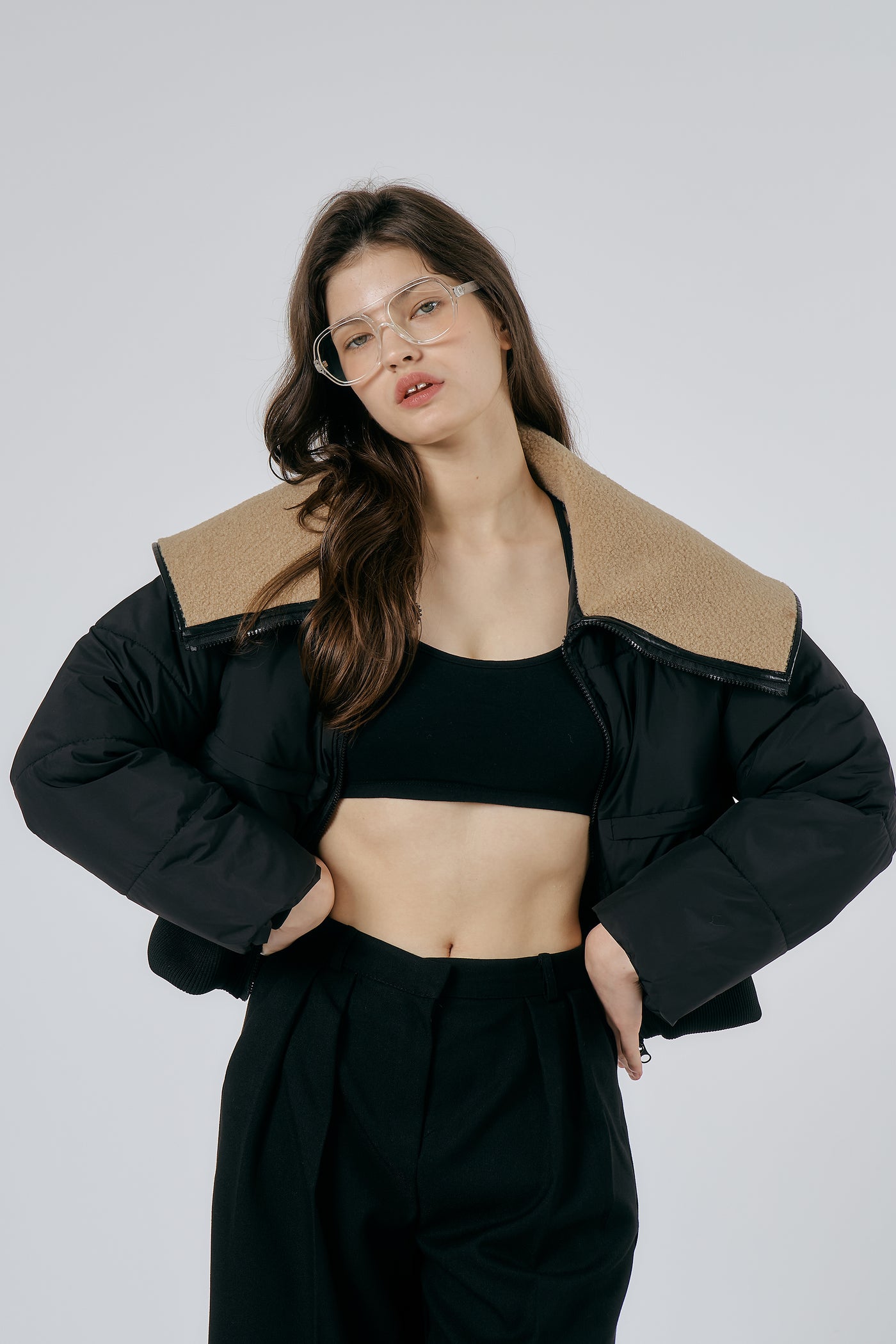 Olivia Cropped Puffer Jacket