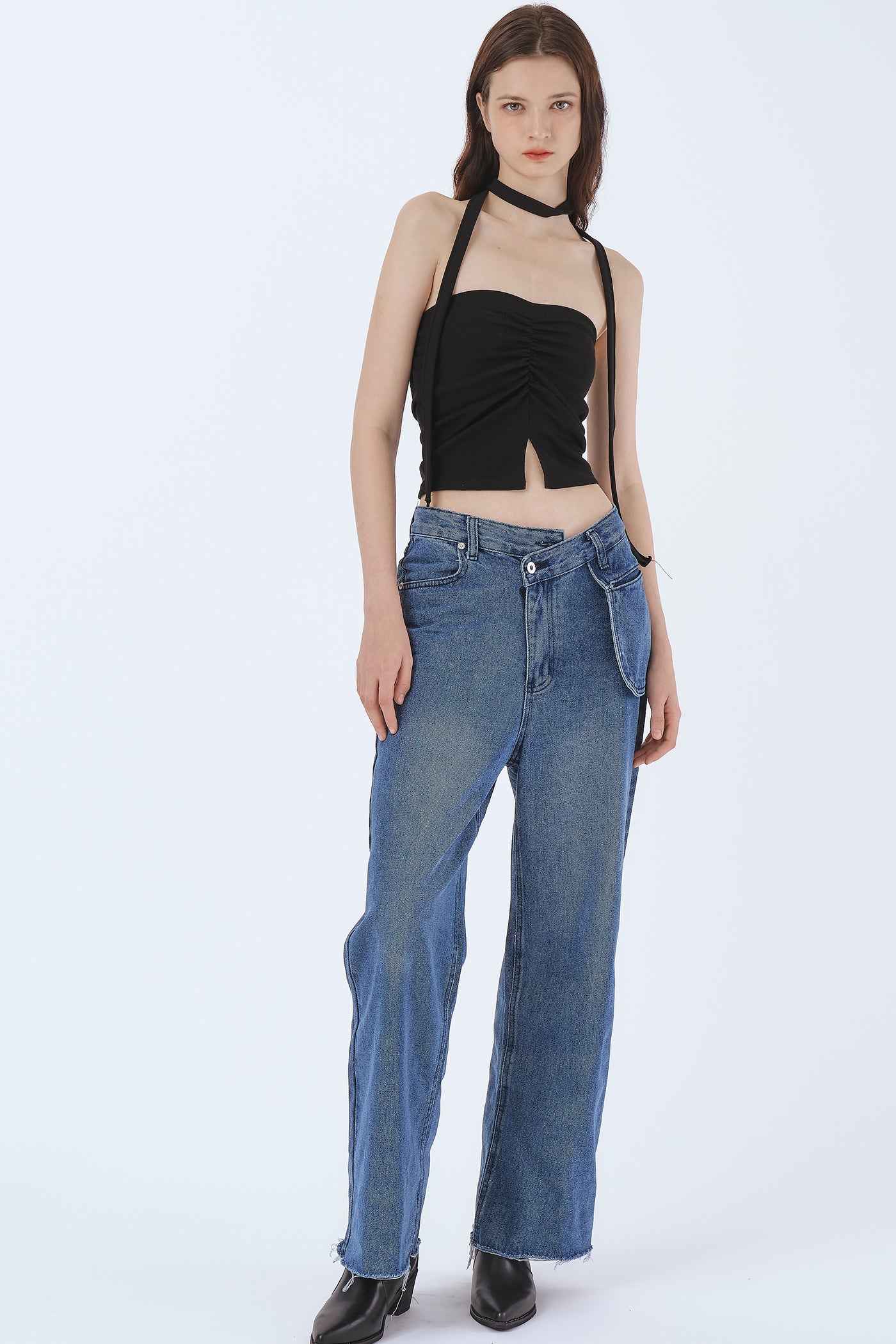 storets.com Mila Wide Leg Pocket Jeans