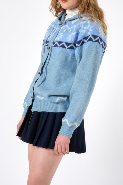 Queeny Intarsia Sweater Jacket