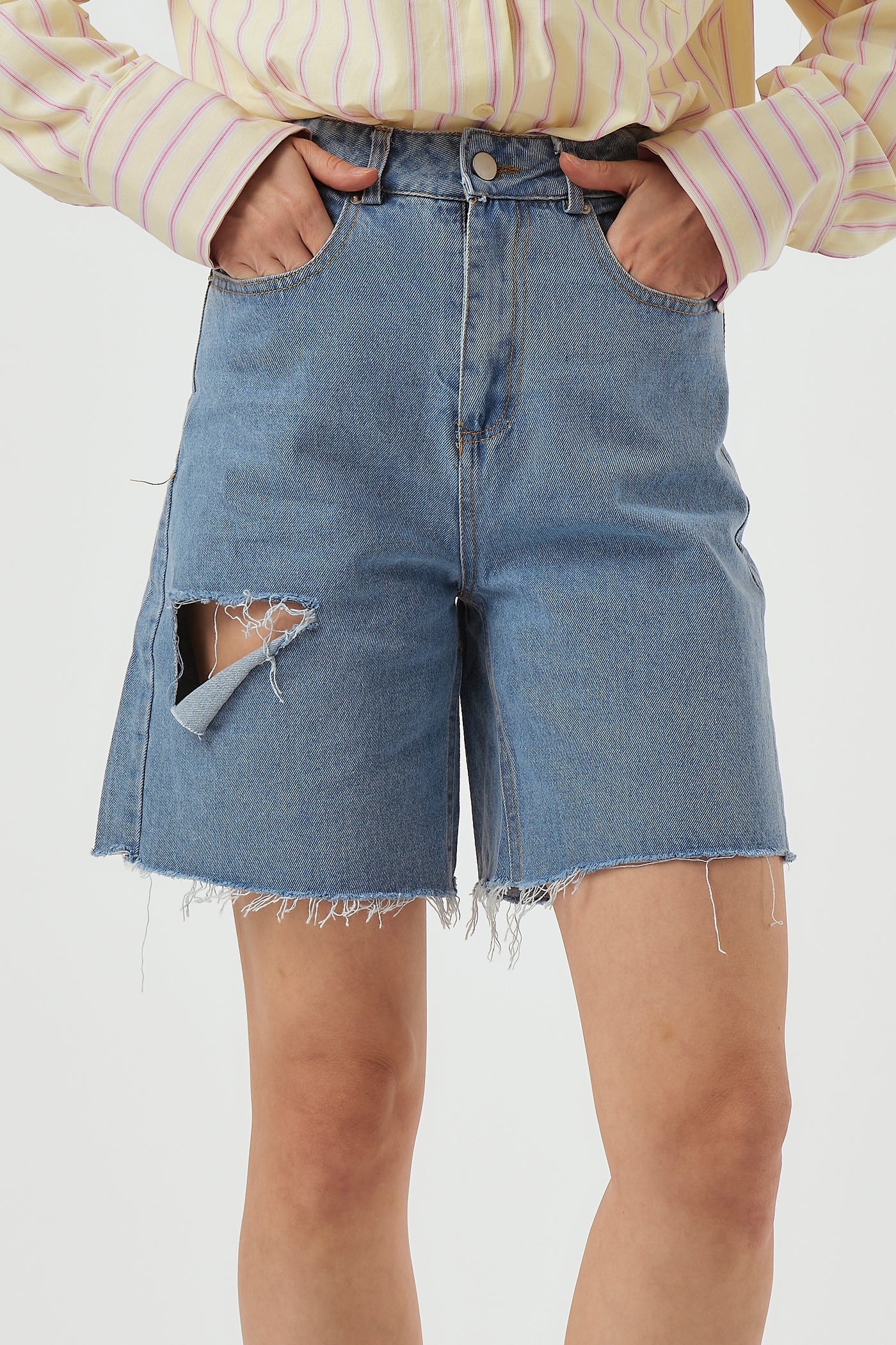 Cut up bermuda shorts online