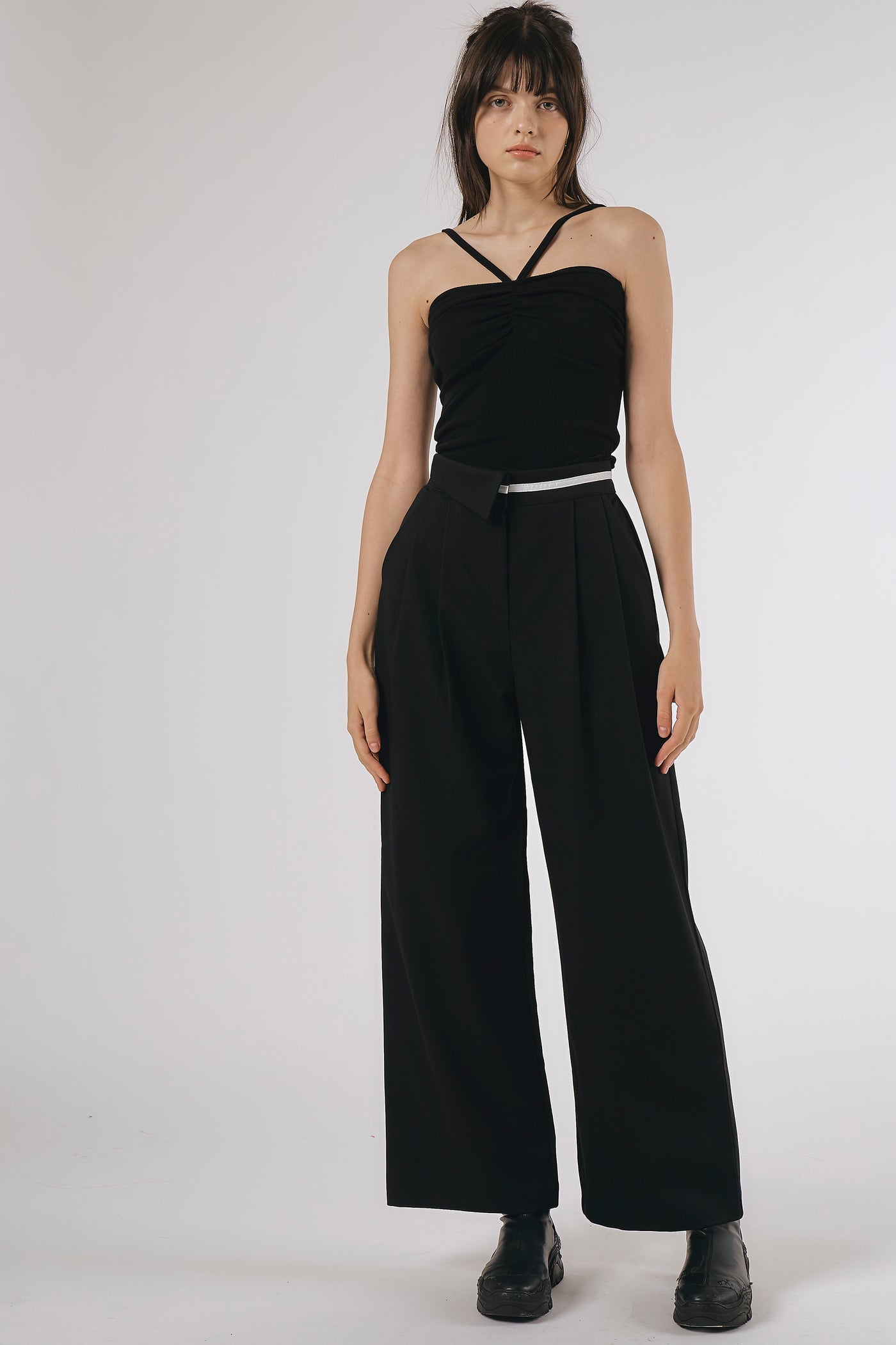 Lyla Contrast Waist Pants