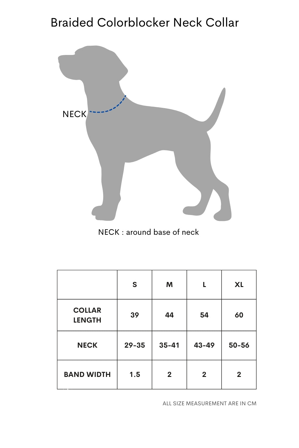 [COSONNE] Braided Colorblocker Neck Collar(for pet)