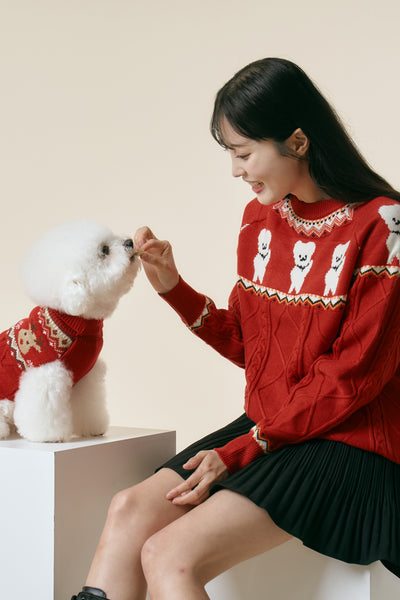 [STORETS X COSONNE] Teddy Ugly Pet Sweater(for pet)