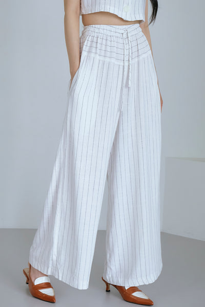 storets.com Yve Striped Linen Pants