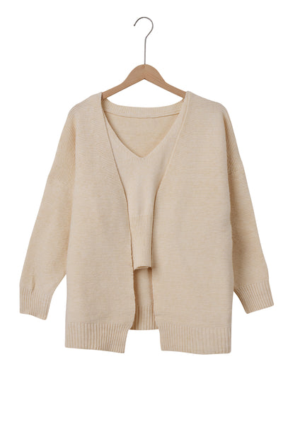 Chantal Oversized Knitted Top and Cardi Set