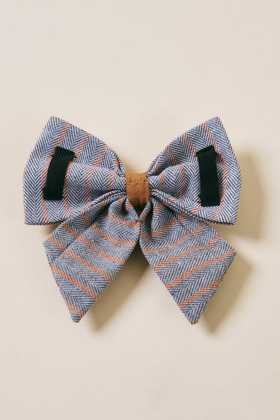 [COSONNE] Herringbone Pet Sailor Bow