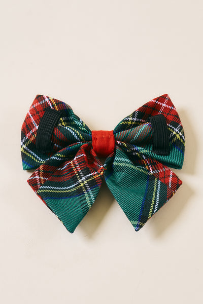 [COSONNE] Tartan Pet Sailor Bow