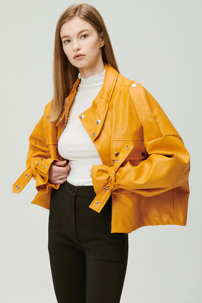 storets.com Naomi Oversized Pleather Jacket