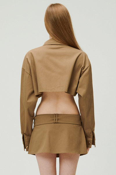 storets.com Tiffany Cropped Trench Jacket